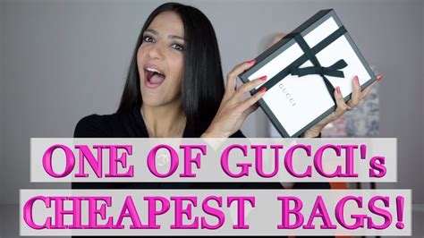 what's the cheapest thing you can buy at gucci|least expensive gucci bag.